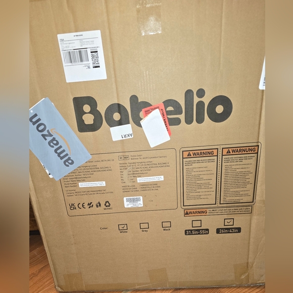 Babelio 34" Extra Tall Baby/Dog Safety Gate - Picture 2 of 5